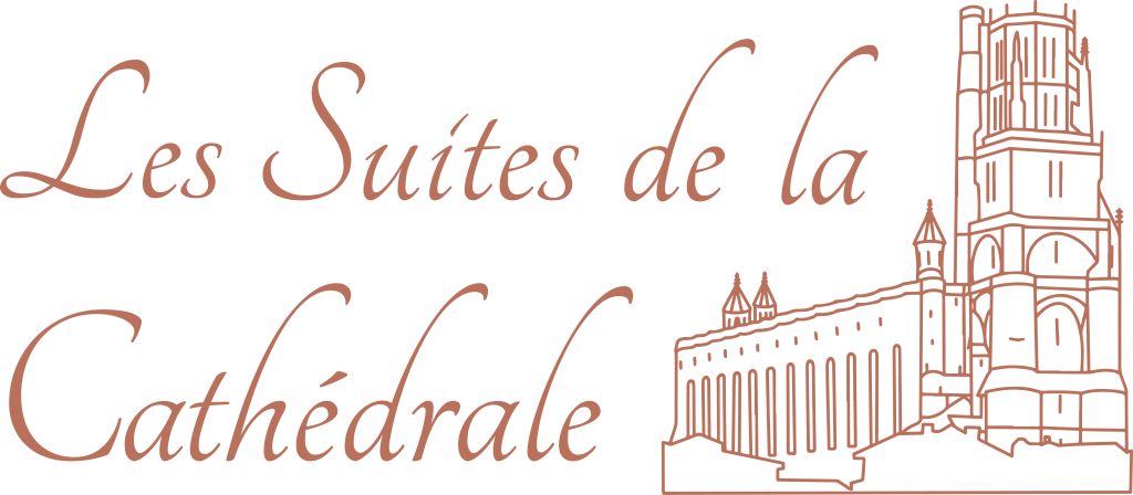 Logo rectangle des suites de la cathédrale : appart hôtel à Albi