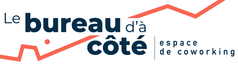 logo orange bleu le bureau d_à côté